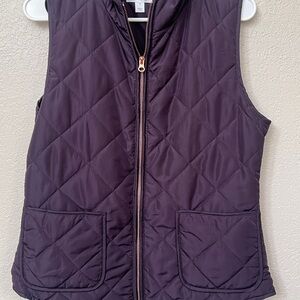 Quilted Purple Vest-never worn